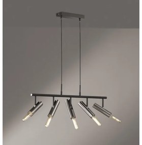 Fischer & Honsel 60369 - Csillár zsinóron DEAN 5xE27/25W/230V