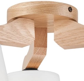 Csillár ANDREA 3xE27/60W/230V tölgy/fehér