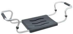Spirella Állítható kádfürdőszék, szürke, 50-65 cm