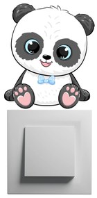 PIPPER. Matrica a kapcsoló felett "Panda fiú"