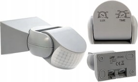 Mozgásérzékelő Falra Szerelhető Kültéri F&amp;f DR-04G Szürke IP65