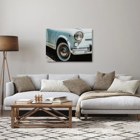 Kép - Fiat retro autó (üvegen) (70x50 cm)