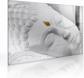 Kép - Fehér Buddha (üvegen) (70x50 cm)