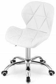 AVOLA fehér irodai szék eco bőrből