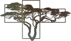 Háromrészes fa bonsai festmény - SKALICEF