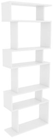 Fehér könyvespolc 60x160 cm Bates – Kalune Design