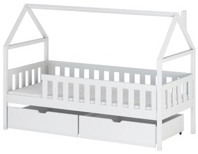 Gyerekágy 90 x 200 cm Donna (ágyráccsal) (fehér). Akció -10%. 1040114