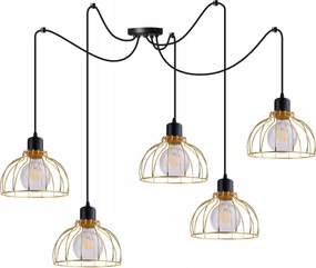 Mennyezeti Lámpa Lógó Csillár Arany Pók Loft Modern Nappali