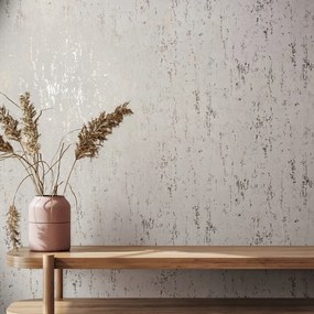 Krémszínű, Csiszolt Fényes Betont Utánzó Tapéta