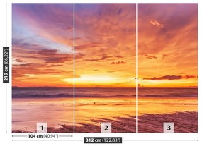 Fotótapéta Gyönyörű naplemente 104x70 cm