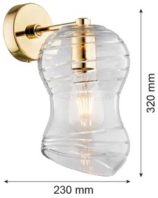 Argon 4741 - Fali lámpa DEPORTIVO 1xE27/15W/230V