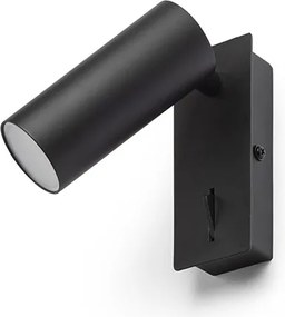 RENDL TAPIO I SQ nástěnná černá 230V LED 4.5W 3000K