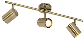 Modern spotlámpa bronz dönthető 3-lámpás - Jeana