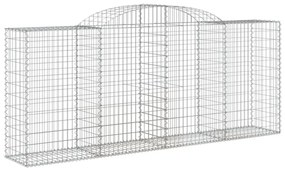 17 db íves horganyzott vas gabion kosár 300x50x120/140 cm