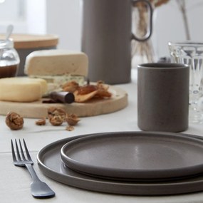 Barna agyagkerámia tányér ø 27 cm Redonda – Costa Nova