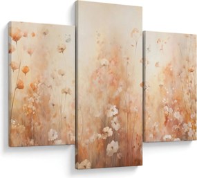 Kép - Vadvirágok mintája (90x60 cm)
