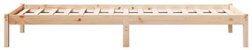 tömör fenyőfa extra hosszú ágykeret matrac nélkül 80 x 220 cm