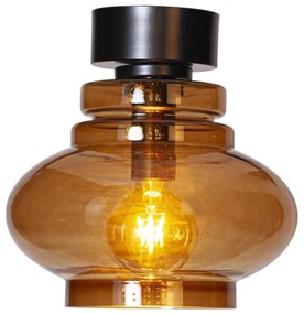 ByRydens 4202200-5512-Mennyezeti lámpa DOLORES 1xE27/5W/230V átmérő 30 cm barna/füstszínű
