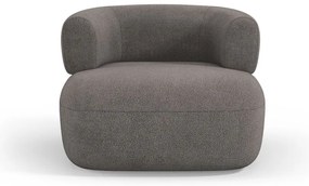 Szürke buklé fotel Jenny – Micadoni Home