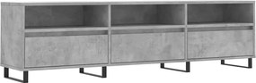 vidaXL betonszürke szerelt fa TV-szekrény 150x30x44,5 cm