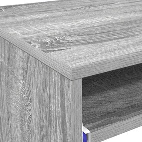 Számítógép Asztal Szürke Sonoma Engineered fa Kompakt Egyszerű