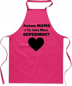 Konyhai kötény Anya vagyok és neked milyen Szuper Erőd Van ? Anyák napja Ajándék