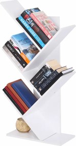 Könyvespolc, fehér, BAKI NEW TYP 3