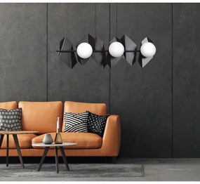 Csillár zsinóron DRIFTON 6xE14/10W/230V fekete