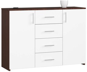 Komód Kiran  (wenge + fehér). 1069791
