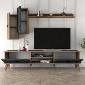 Classe Walnut and Chalcedony TV-fal