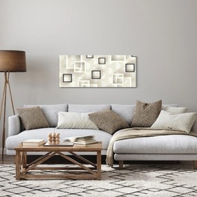 Geometriai absztrakt kép (120x50 cm)