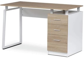 Irodai Íróasztal 120×60 cm, Sonoma Tölgy Melamin. APC-3218 SON