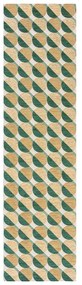 Sárga-zöld futószőnyeg 60x230 cm Carlos Circle Geo – Flair Rugs