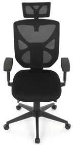 Fekete Irodai Szék, Aszinkron Mechanikával. KA-Q8250 BK