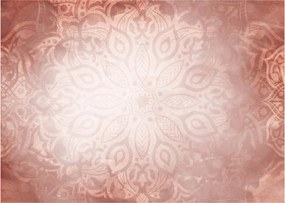 Kép - Rózsaszín mandala (üvegen) (70x50 cm)