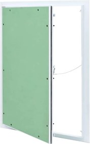vidaXL Hozzáférési panel Zöld és Ezüst 55 x 65 cm