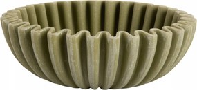 Dekorációs Tál Műanyag Zöld 20X20X6,5 CM