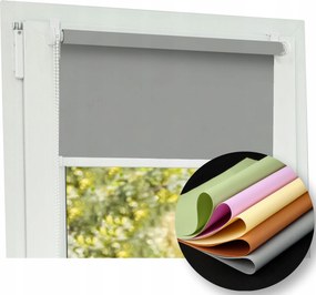 Beltéri félsötétítő roló 103x150-as méretben vezetősínekkel