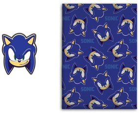 Sonic a sündisznó Spin Dash polár takaró és forma párna szett