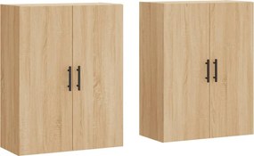 vidaXL 2 db sonoma tölgy fali szekrény 69,5 x 34 x 90 cm