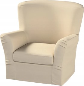 Dekoria Tomelilla magas fotelhuzat Ikea könyvjelzőkkel barna