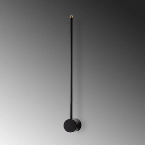 Fekete LED fali lámpa ø 7 cm Sword – Opviq lights