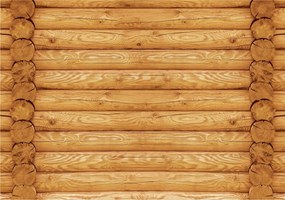 Fotótapéta Fa bálák Rusztikus báj Természetes textúra 250x175 +ragasztó