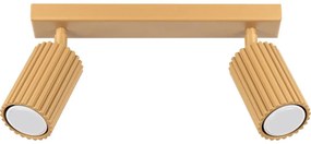 Sollux SL.1561 - Spotlámpa KARBON 2xGU10/10W/230V arany