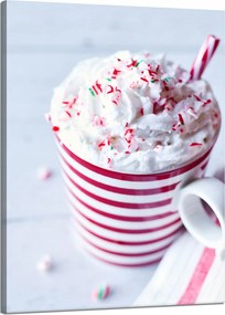 Vászonkép Konyha Kávé tejszínhab 50x70