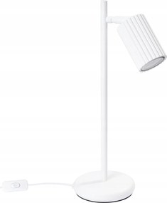 Asztali Álló Éjjeli Lámpa 1x GU10 Fehér Karbon 1548 Sollux