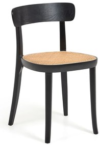 Romane fekete bükkfa étkezőszék - Kave Home