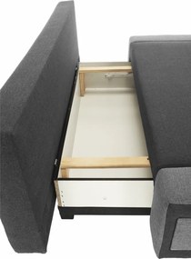 Kanapé, sötétszürke/világosszürke, BOLIVIA