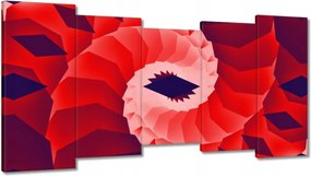 Vászonkép 150x80 Piros kanyar