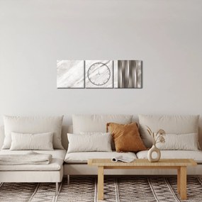 Kép - Márvány ezüst vonalakkal (órával) (90x30 cm)